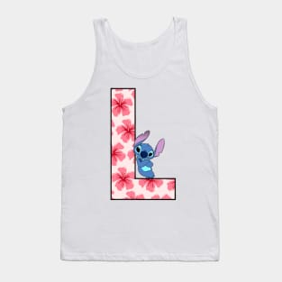 Stitch letter Tank Top